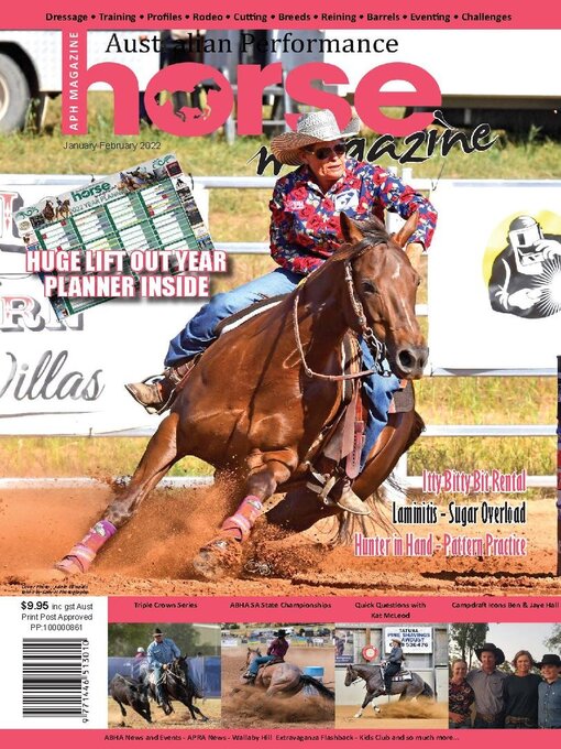 Imagen de portada para Australian Performance Horse Magazine: January - February 2022